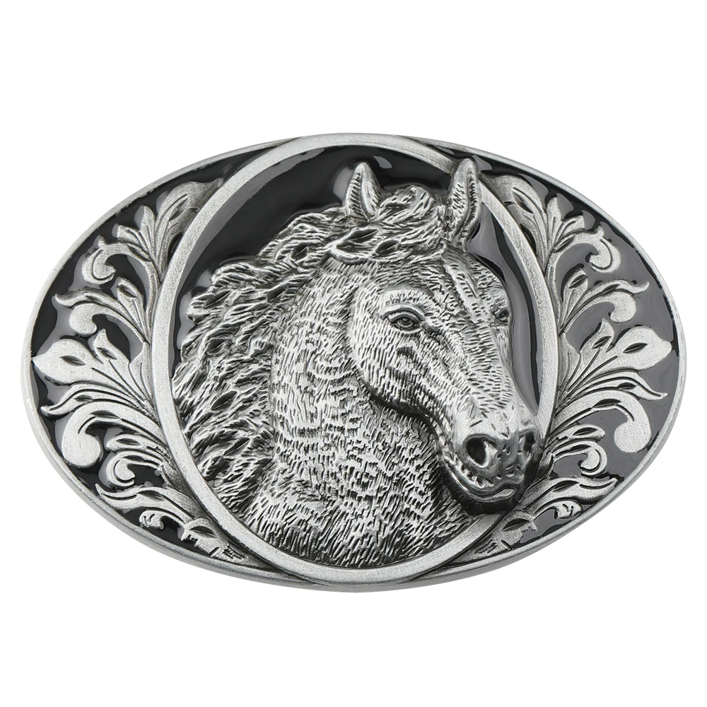 Horse Head Belt Buckle Cowboy |