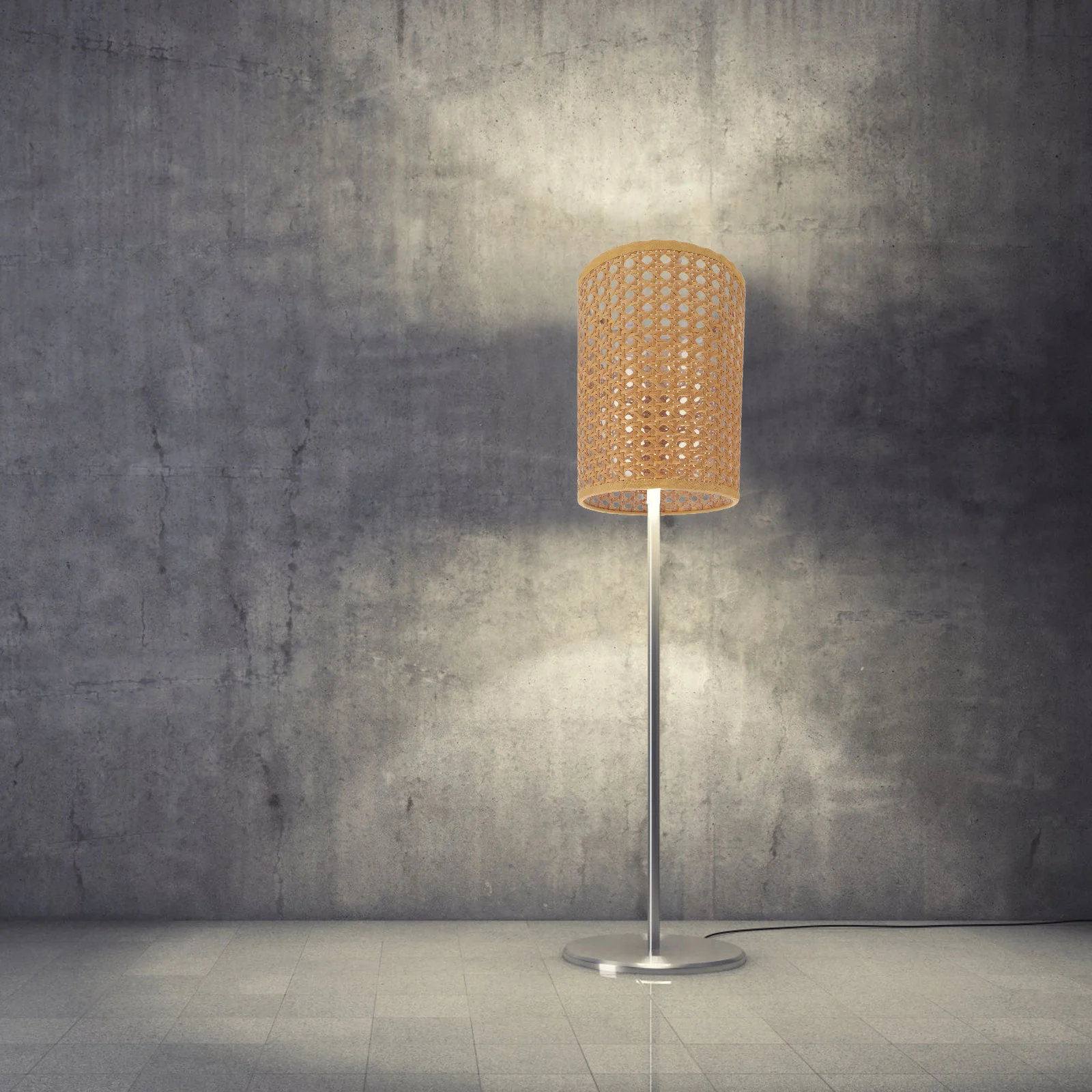

Pendant Lamp Shade Rattan Hanging Lamp Shade Ceiling Lamp Cover Rustic Lamp Cover(E27/E14)