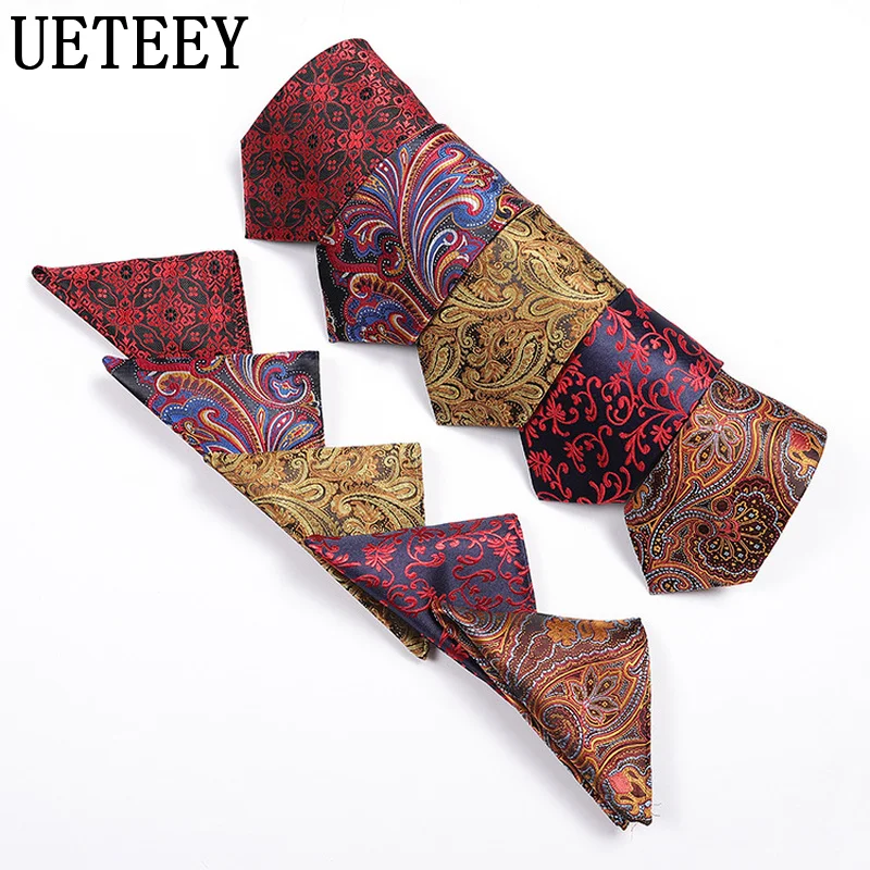 

Casual Business Mens Tie Fashion Trend Banquet Weave Wedding Men Suit Paisley Printing Necktie Shirt Western Accessories Gift