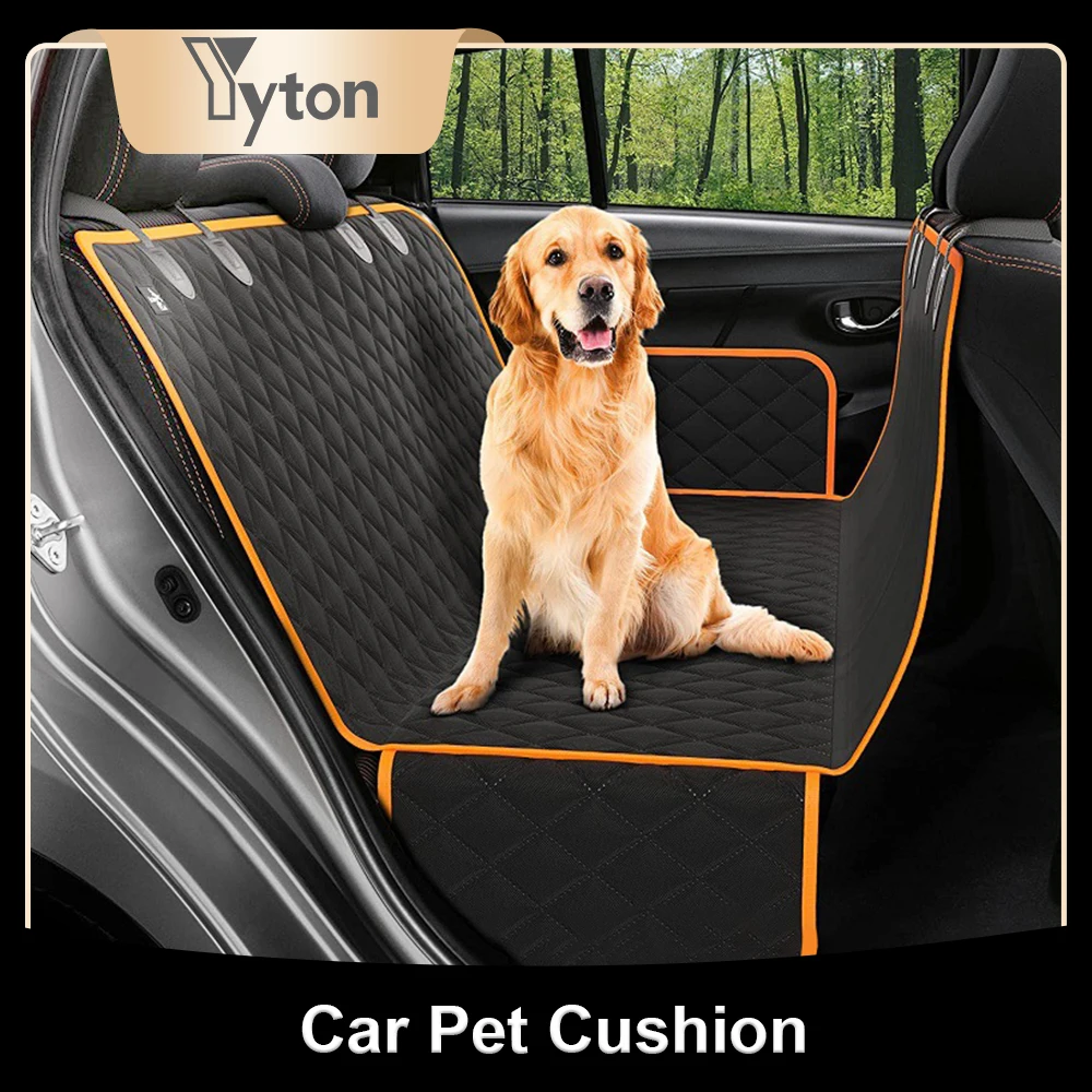 

Yyton Car Seat Cover Waterproof Pet Safety Travel Car Accessories Dog Carrier Hammock Rear Back Seat Protector Mat For Dogs