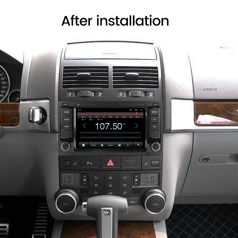 Автомобильный DVD-плеер MEKEDE 7 дюймов 2DIN Android с Навигатором для VW Volkswagen Touareg Transporter T5