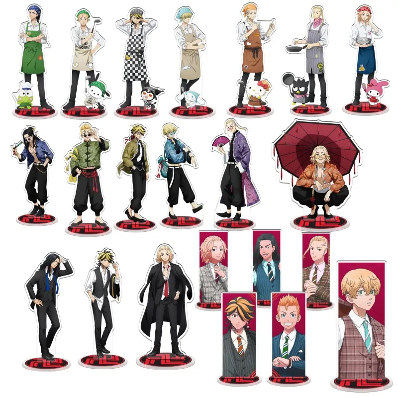 

Anime Tokyo Revengers Model Plate Manjiro Ken Takemichi Hinata Atsushi Stand Ran Rindo Haitani Original Acrylic Stand Model P