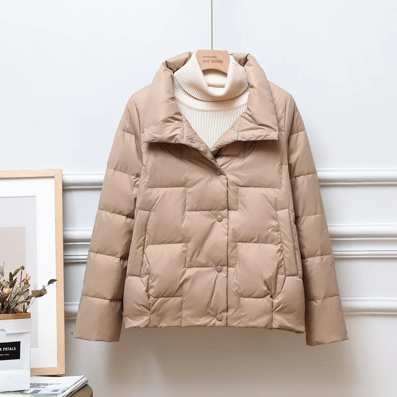 New Women Down Jacket Casual Style Autumn Winter Coats And Parkas Female Outwear