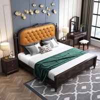 light luxury muebles 1 8 meters king bed modern minimalist soft package master bedroom reception wedding king bed luxury bed