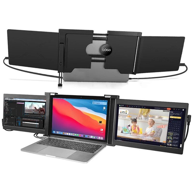 

11.9 inch manufacture Portable monitor for laptop dual screen triple screen with USB C monitor IPS external monitor