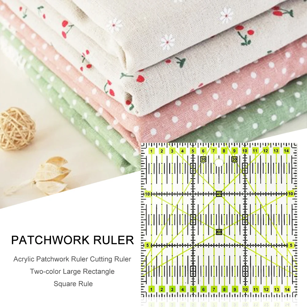 

Patchwork Ruler Acrylic Sewing Ruler Scale School Supplies Template for Quilting Accessaries Tools Supplies Parts