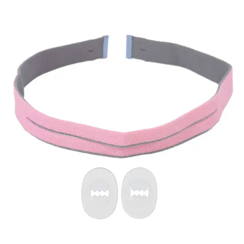 

Breathing Machine Strap 2 Clips Nasal Pillow Headgear Strap for Replacement