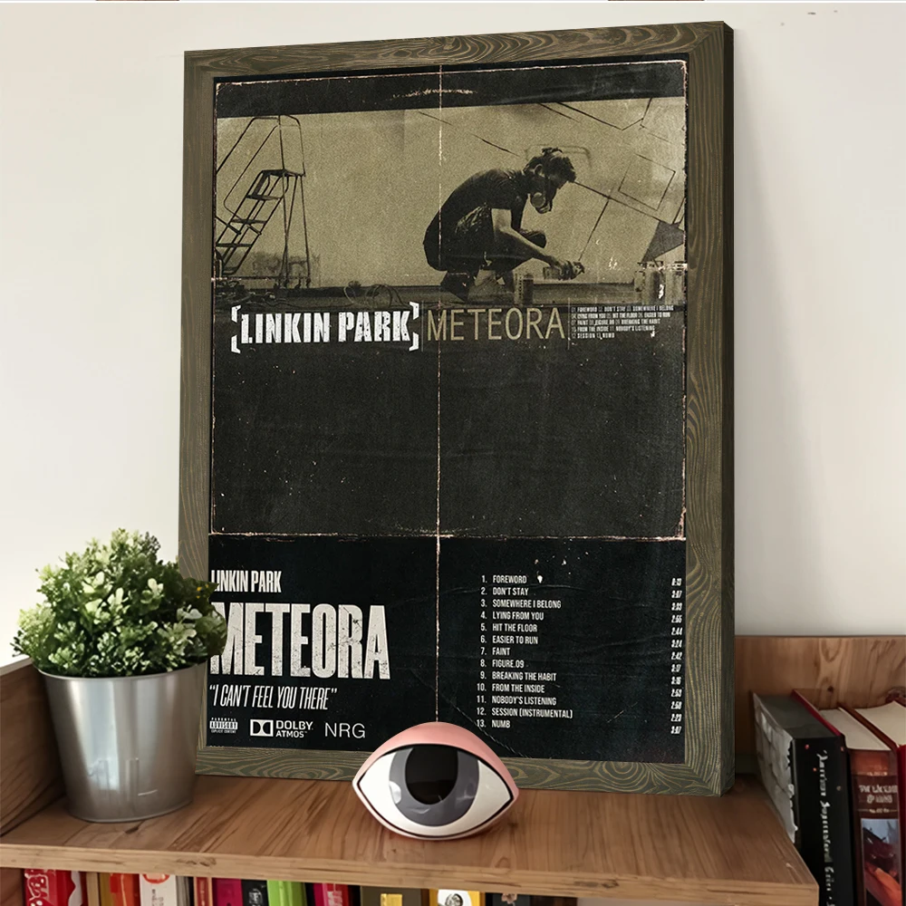 Фото Linkin Park Метеора печать плакат настраиваемые фотографии настенная живопись на холсте для декора ванной комнаты украшение комнаты спальни №4