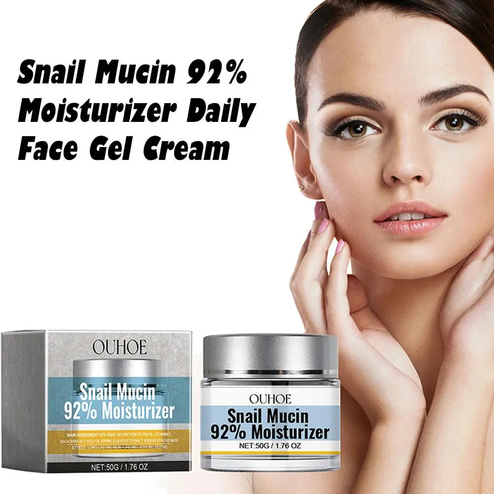 2024 увлажняющий крем Snail Mucin 92% ежедневный для лица увлажнение восстановление гель