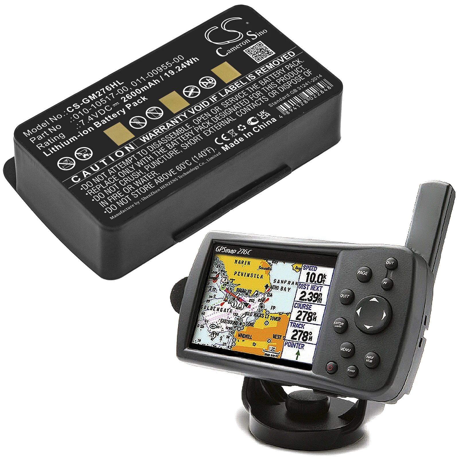 Аккумулятор для GPSMAP 478