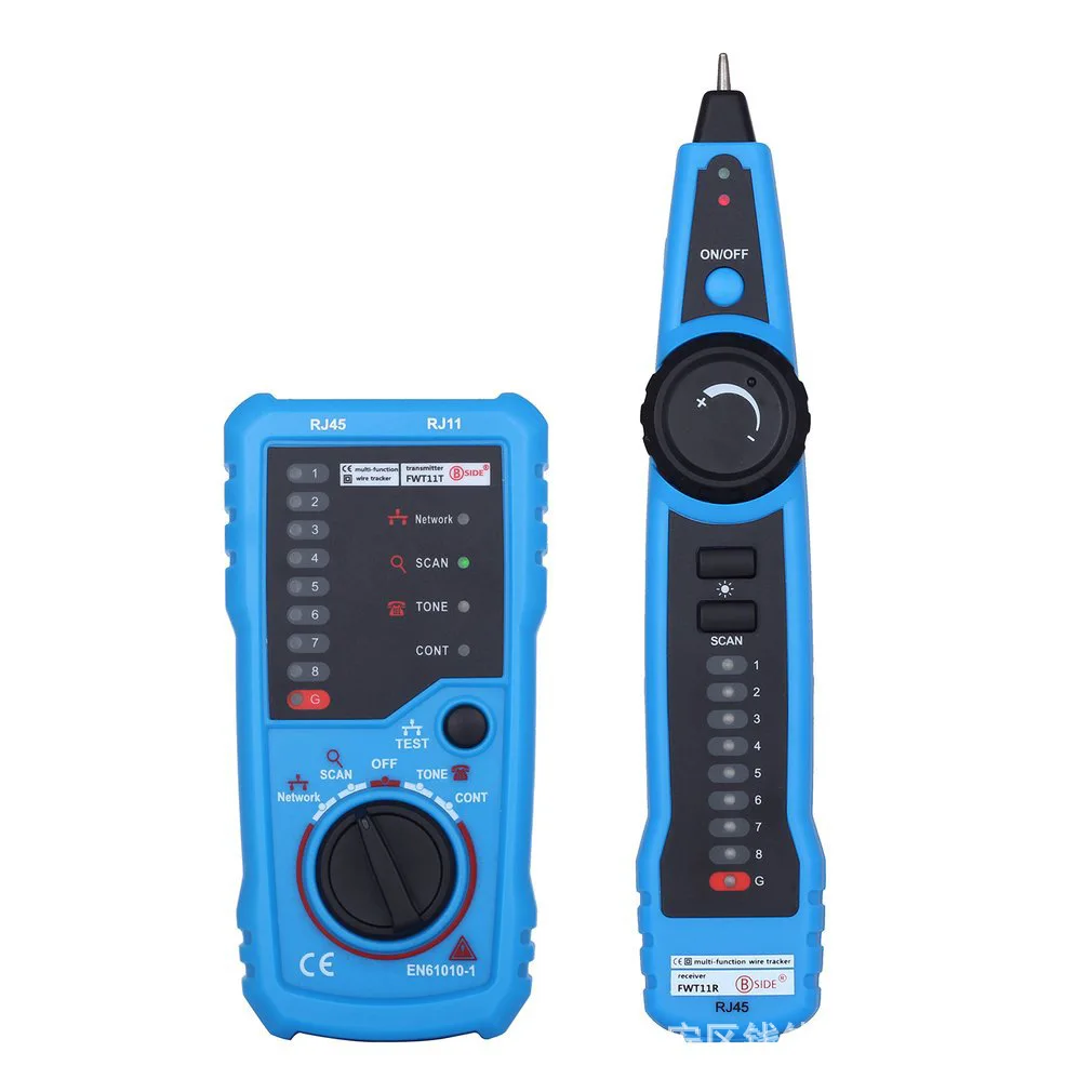 FWT11 RJ11 Cat5 Cat6 RJ45 Telephone Wire Tracker Ethernet LAN Network Cable Tester Detector Line Finder Network Accessory