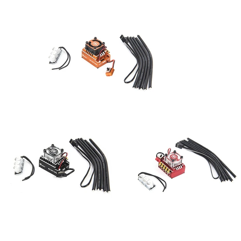 

Бесщеточный Регулятор Скорости 120A ESC с 6 В/3A BEC для 1/8 1/10 1/12 RC Car Truck