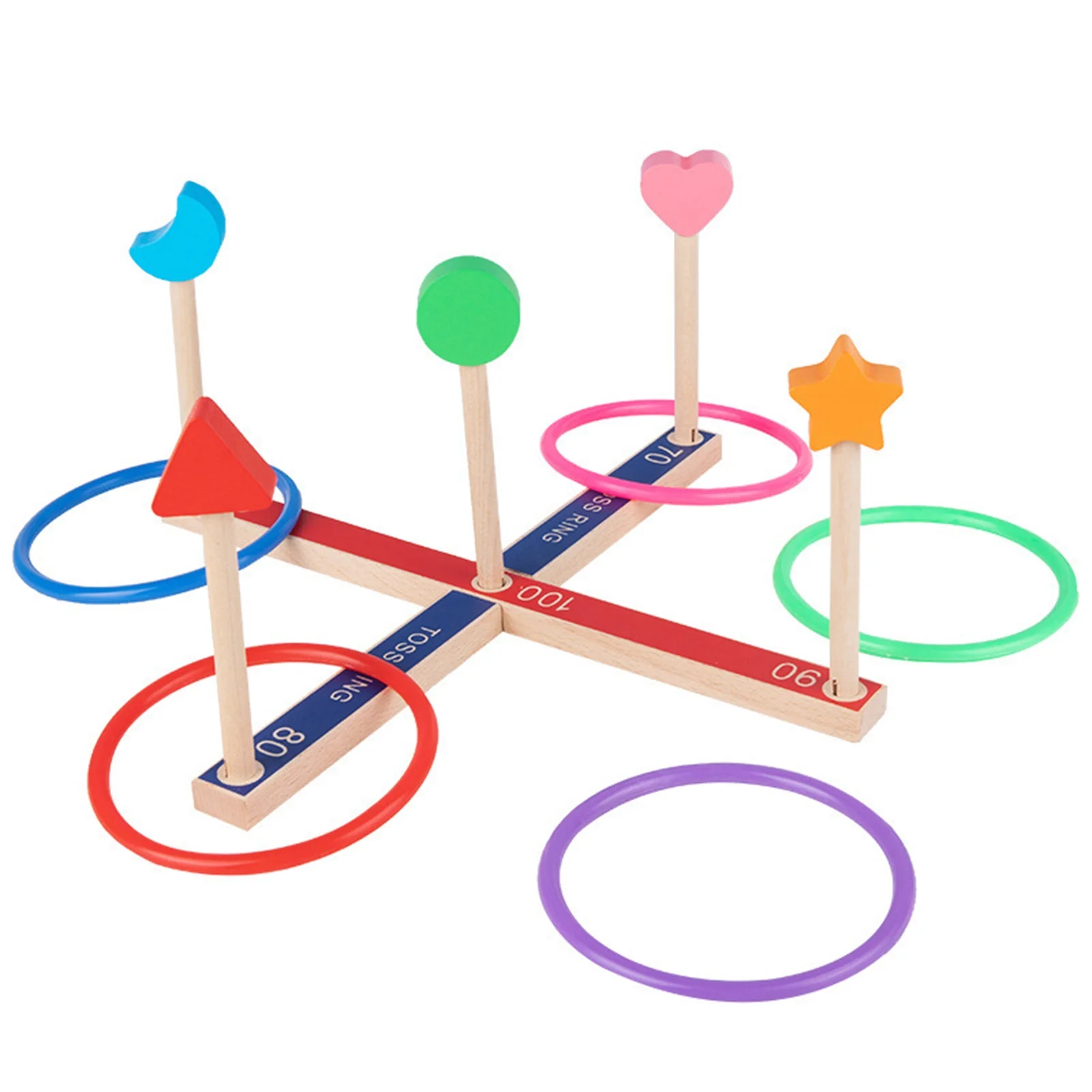 

Красочная игра на крючках и кольцах, портативные игры для детей и взрослых, игрушка для рук, игры на открытом воздухе с базовыми пластинами, ...