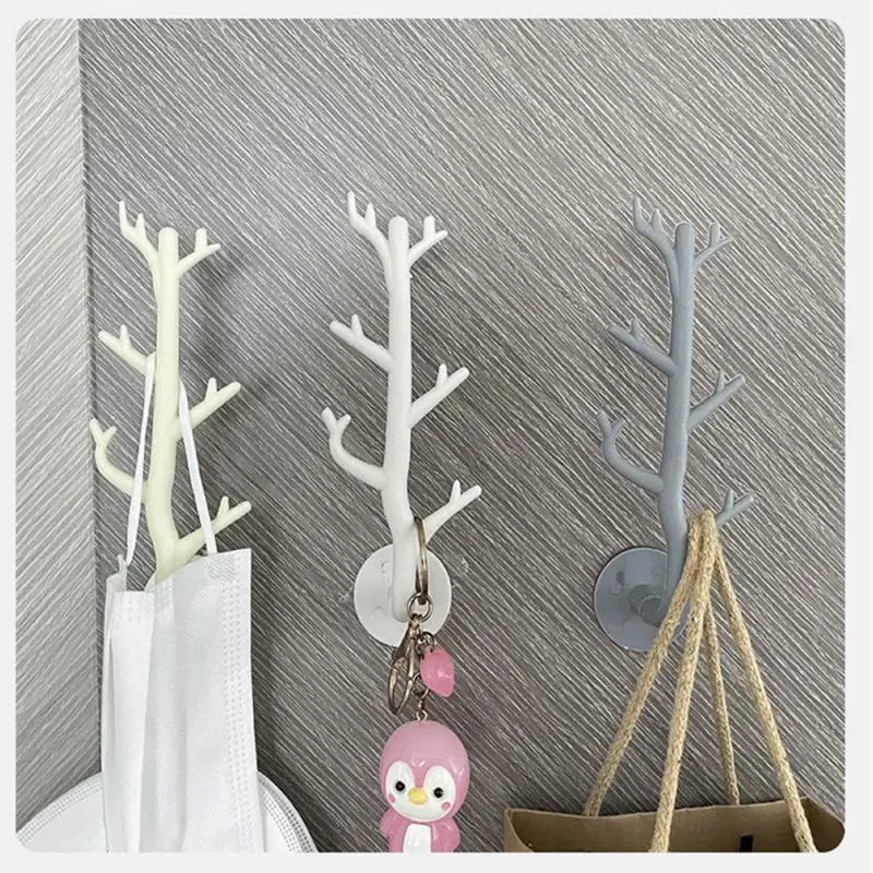 

Branch Hook Wall Decor Key Holder Organier Storage Sticky Hooks Home Accessories Coat Rack Hanger Wall Hook