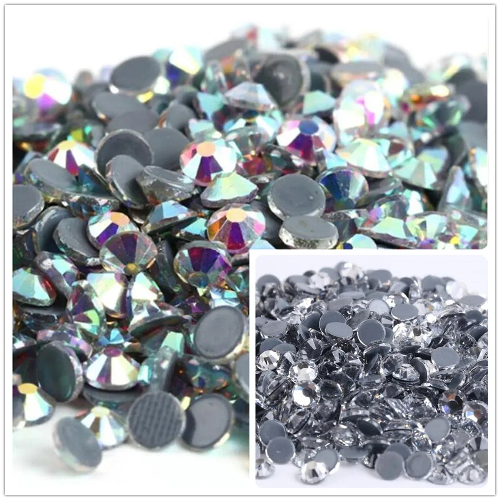 

Стразы со стразами, кристаллами AB, стразы горячей фиксации, стразы с плоским основанием, стразы, хрустальные камни, стразы горячей фиксации для ткани, одежды