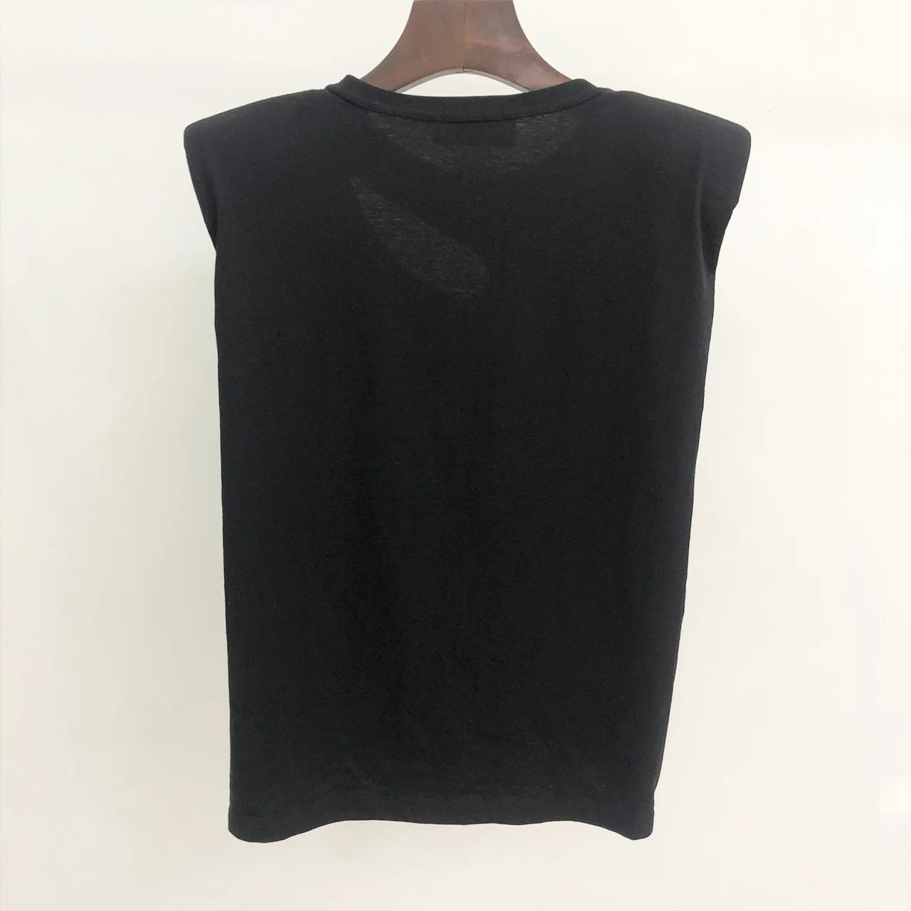 

Irregular Diamond Decoration Vest for Women O-Neck Sleeveless Female Casual Summer 2023 Tank Tops