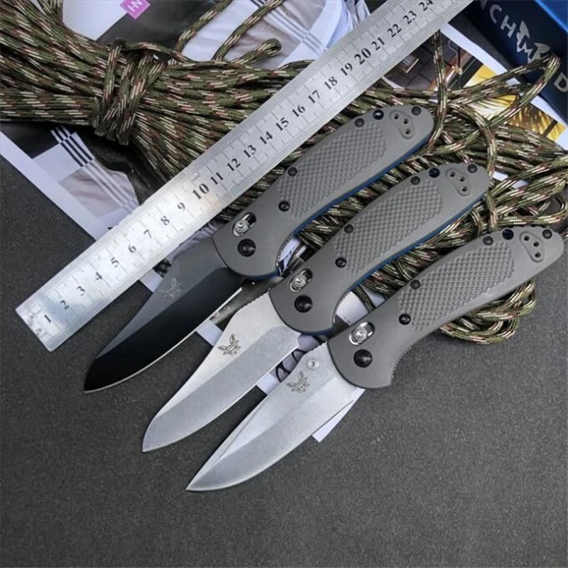 

Тактический складной нож для кемпинга Benchmade 550, лезвие D2, ручка из нейлона и стекловолокна, карманные военные ножи для безопасности, инструмент для повседневного использования