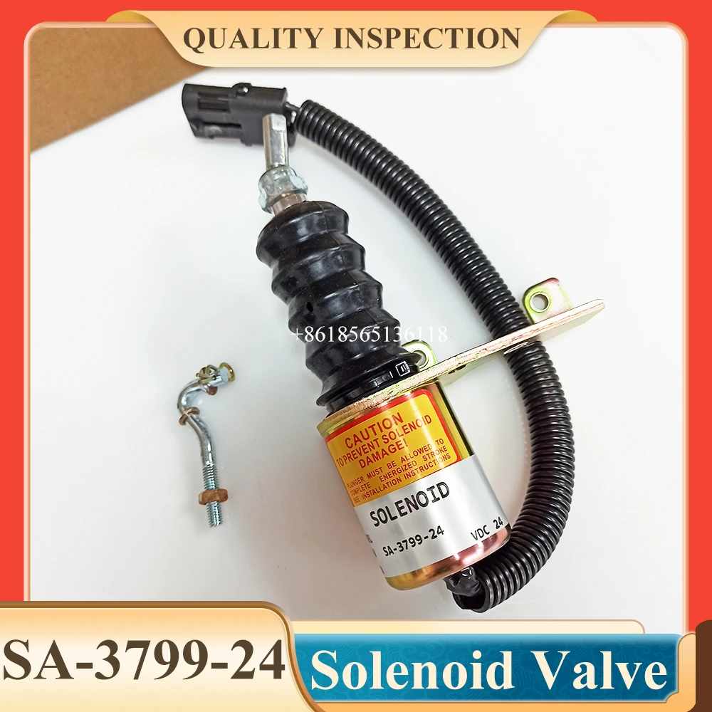 SA-3799-24 Электромагнитный клапан отключения подачи топлива 24 В установленный