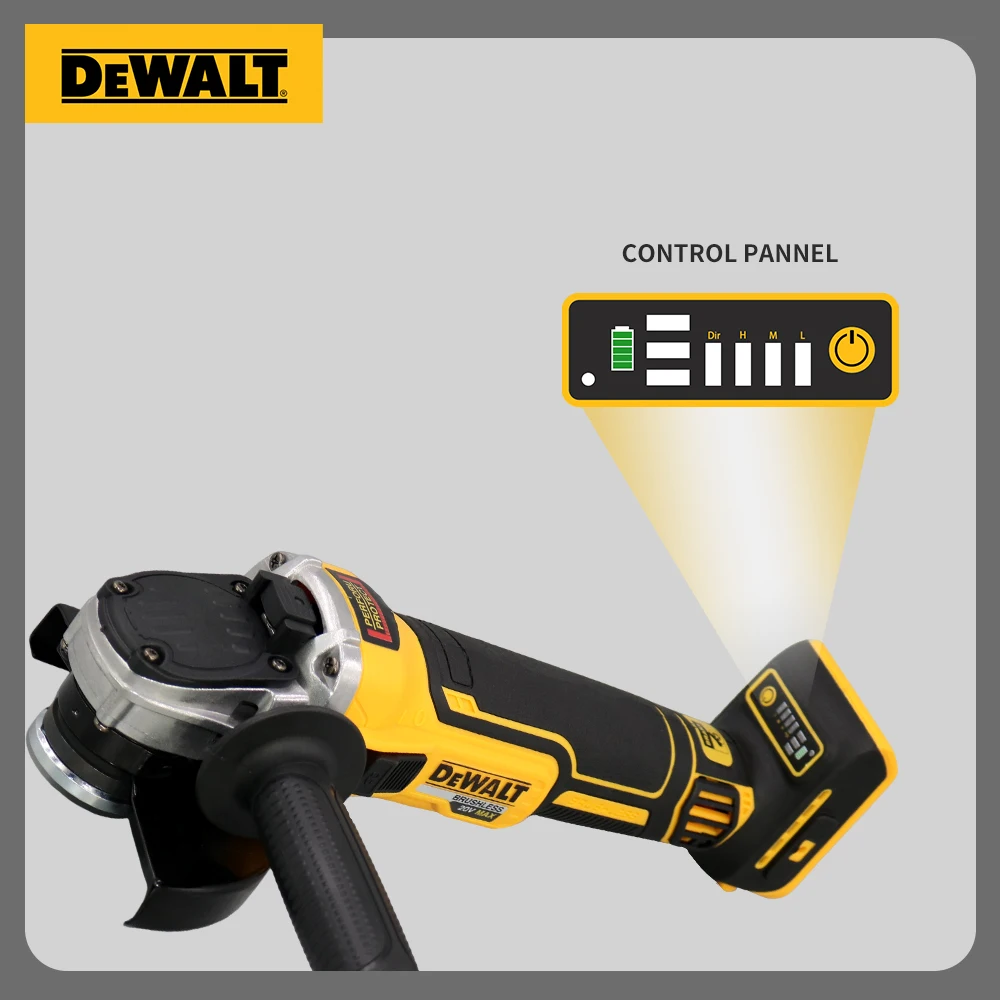 DEWALT DCG405 Угловая шлифовальная машина 20 В Перезаряжаемая бесщеточная для резки