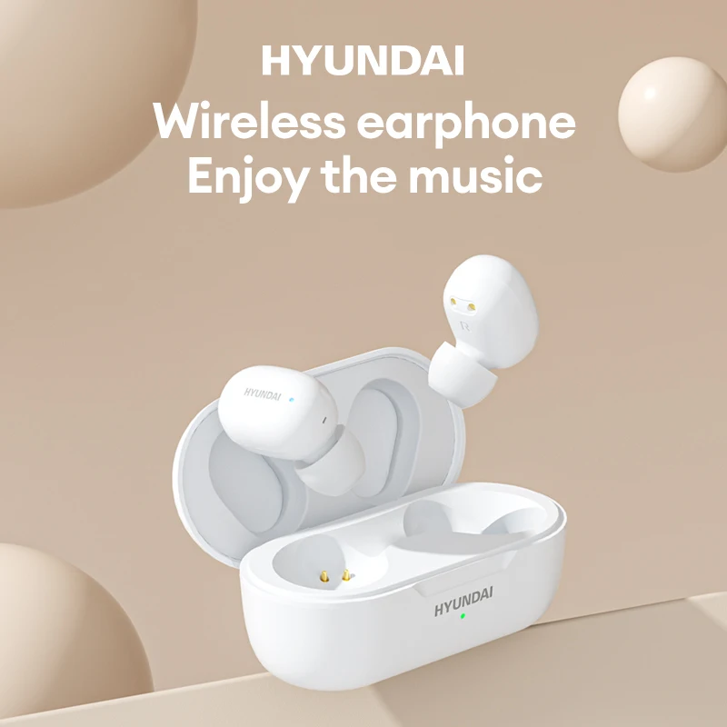 

Original HYUNDAI HY-T16 New Bluetooth 5.3 TWS Earbuds: HIFI Sound, Low Latency, Long Standby, Wireless Gaming Headphone Earphone