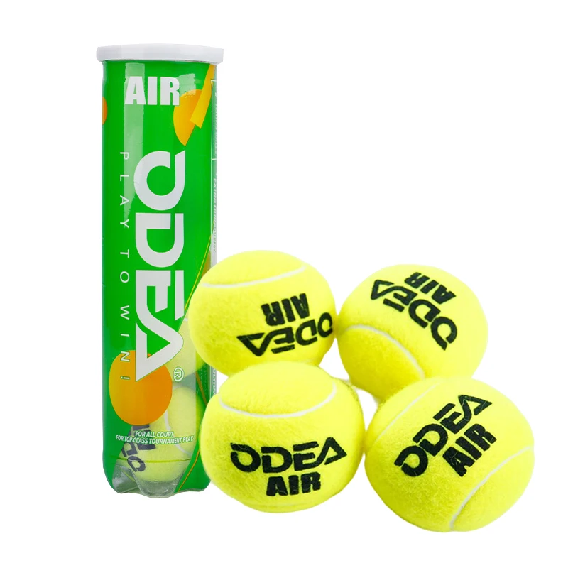 

ODEA AIR Tennis Balls Wool Felt Game Competition Training High Elasticity Durable Tennis Ball Approved by ITF 4 Balls/Can