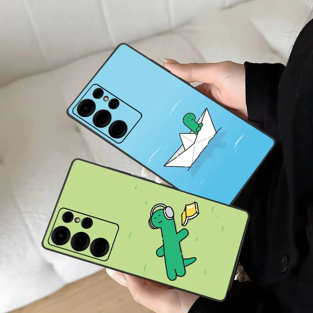 Фото Чехол для телефона J-JOGUMAN Studio Dinosaur Cute для Samsung S 24 fe 25 Ultra plus 20 lite 21 30 22 23 24 22 Ultra 5G Fundas №3