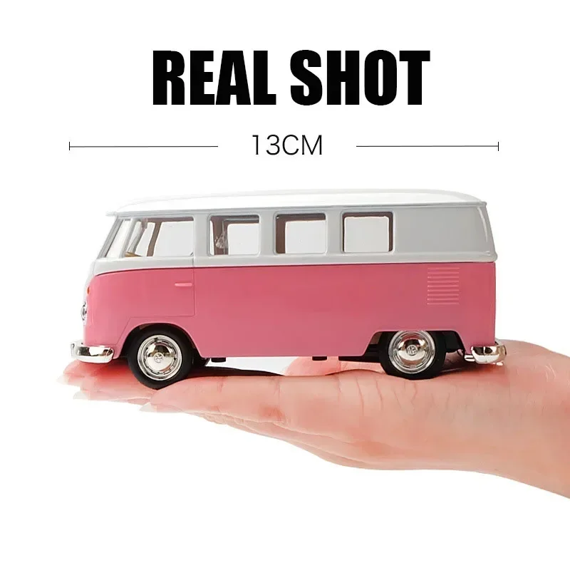 1:36 VOLKSWAGEN T1 Высокая имитация литья под давлением автомобиля из металлического