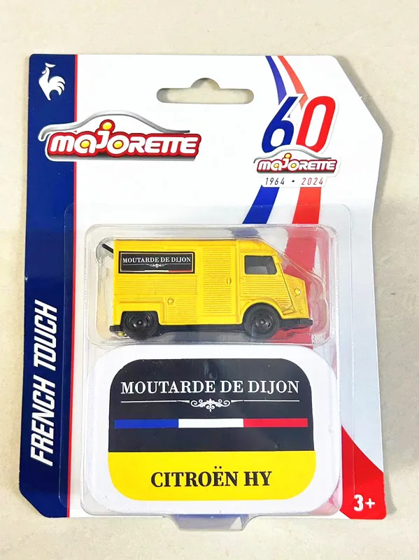 Majorette 5013 Французский сенсорный фургон 60-летия T1 CITROEN 2CV 1/64 Литая под давлением