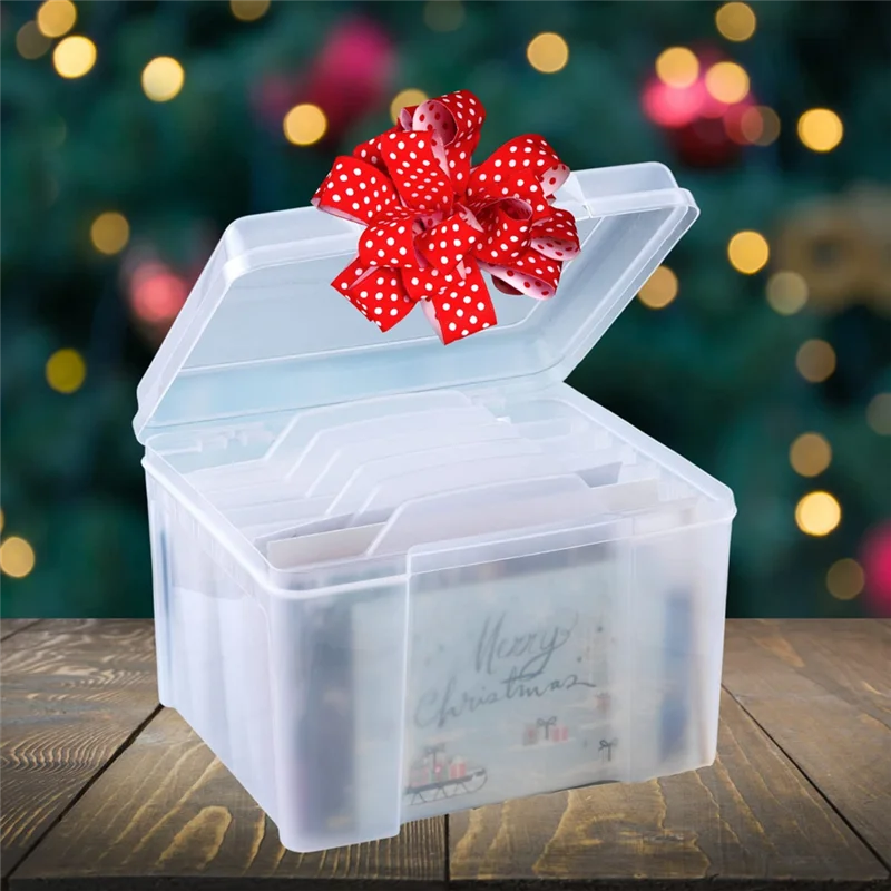 Органайзер для поздравительных открыток и ящик хранения с 6 регулируемыми