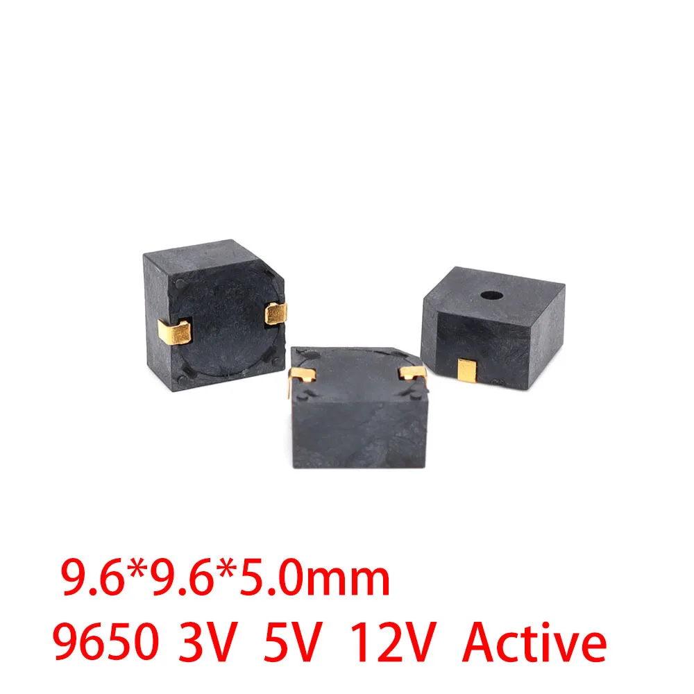 10 шт. активный звуковой сигнал HN9650B MLT-9650 3 в 5 12 В SMD 9650 размер 9 6*9 6*5 мм новый