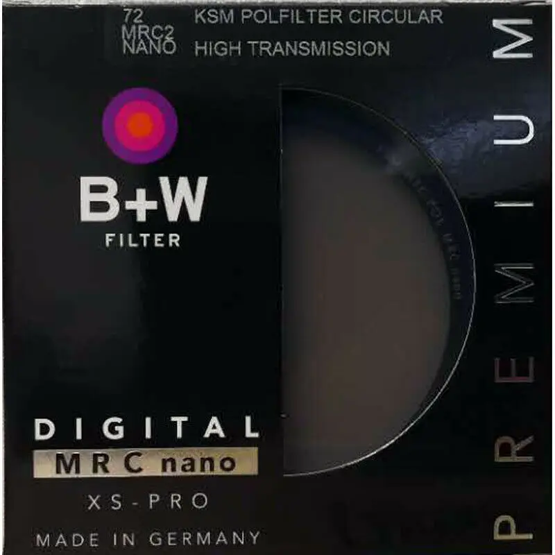 B + W CPL Digital XS-PRO MRC Nano Haze Filter 49_52_55_58_62_67_72_77_82mmCPL KSM поляризатор/поляризационный CIR-PL