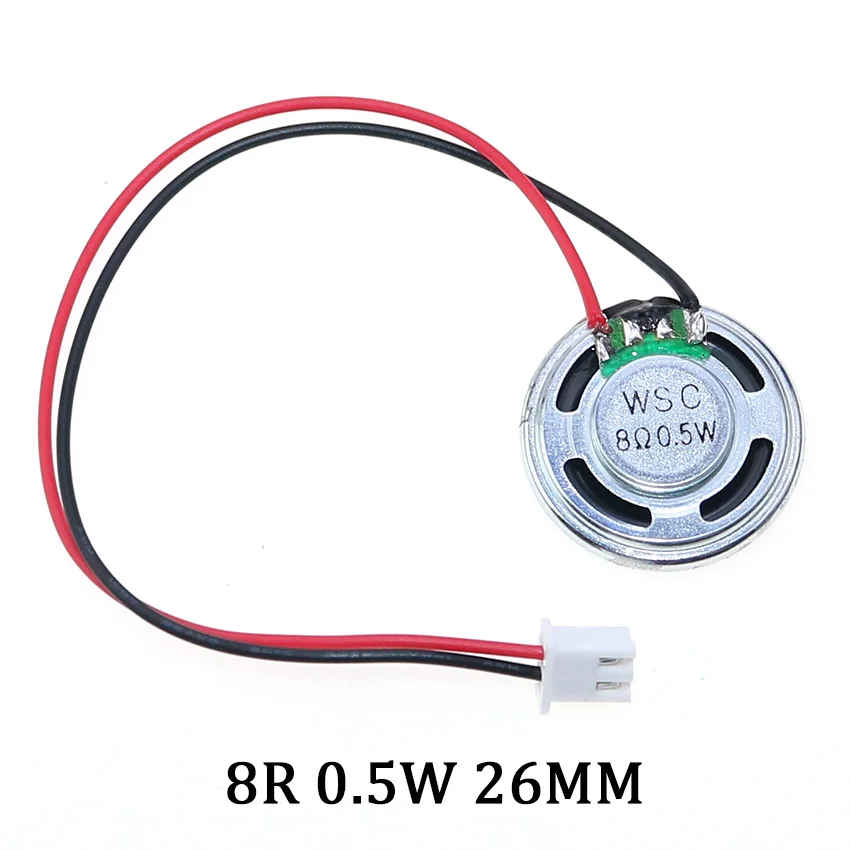 Ультратонкий динамик 0 5 Вт 1 2 8R 32R Диаметр динамика 20 мм 23 26 28 30 32 36 40 50 с клеммной