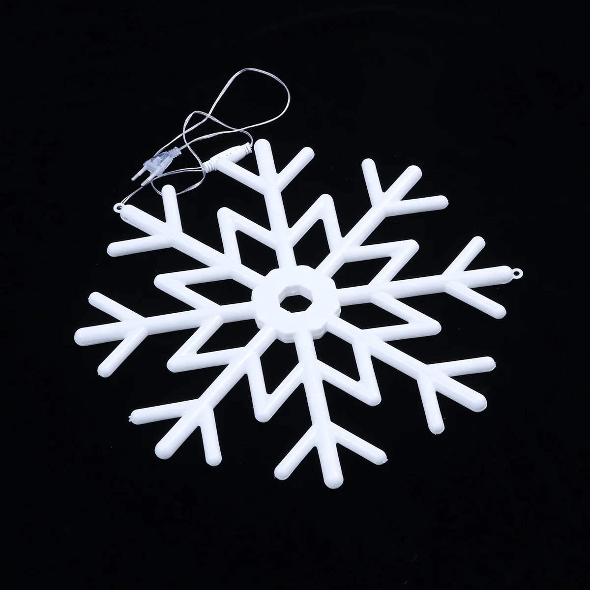 

Christmas Snowflake Shape Light LED Outdoor Lamp Decorative Waterproof Light for Party Festival with Plug (40cm White)