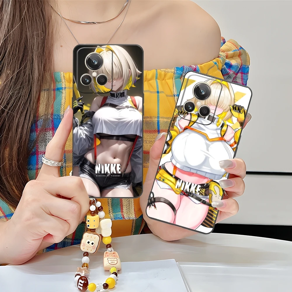 Чехол для мобильного телефона с рисунком богини NIKKE Elegg Realme GT 2 9i 8i 7i Pro X50 X2 C35 C21 C20 C11