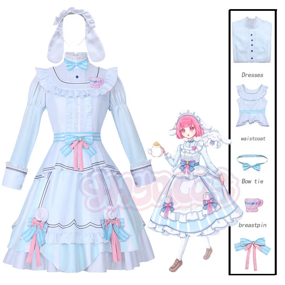 6 шт. Ootori Emu косплей аниме проект костюм головные уборы для женщин и мужчин белое