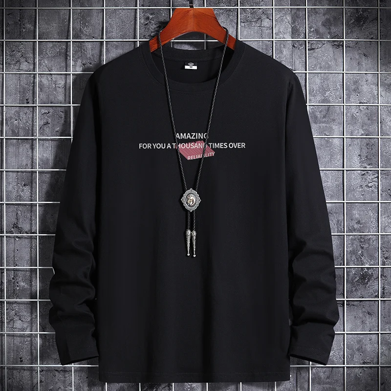 

Футболка мужская оверсайз с рисунком, хлопковая белая Повседневная рубашка с круглым вырезом, с рисунком аниме, Осень-зима