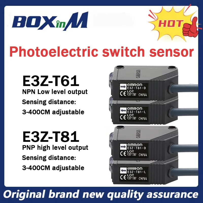 Новый оригинальный датчик фотоэлектрического переключателя E3Z-T61 E3Z-T81 E3Z-T61A E3Z-T81A