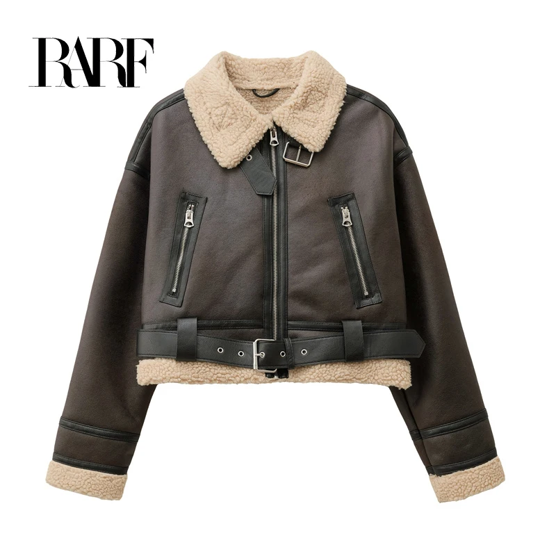 Женская Двусторонняя Куртка RARF Осень/зима 2023 Уличная Одежда