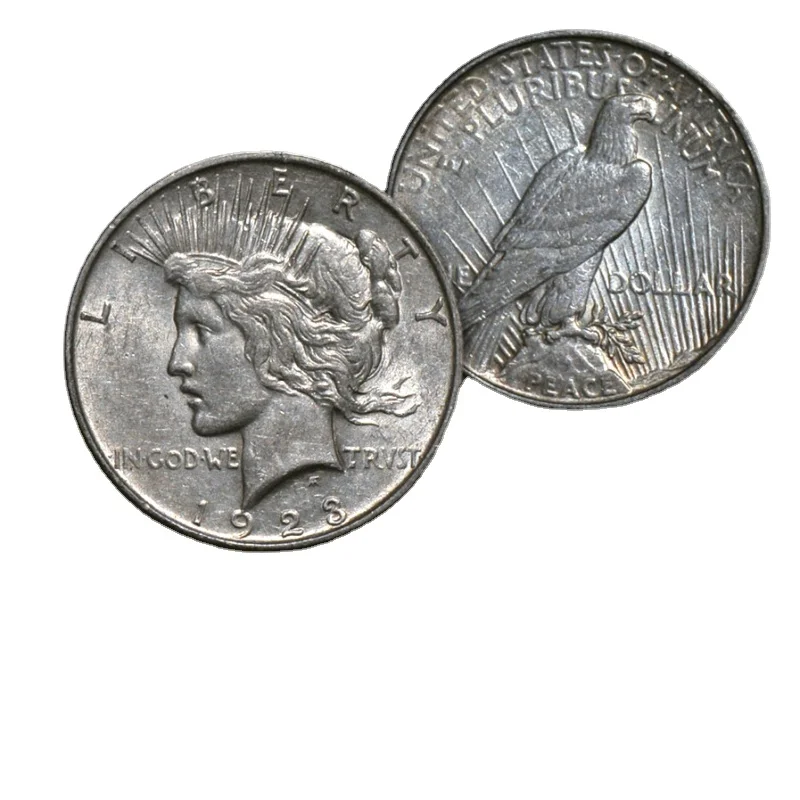 

American Silver Coin Peace Eagle Pigeon Silver Dollar Morgan Eagle 1 Yuan 27G Year Random UNC Original