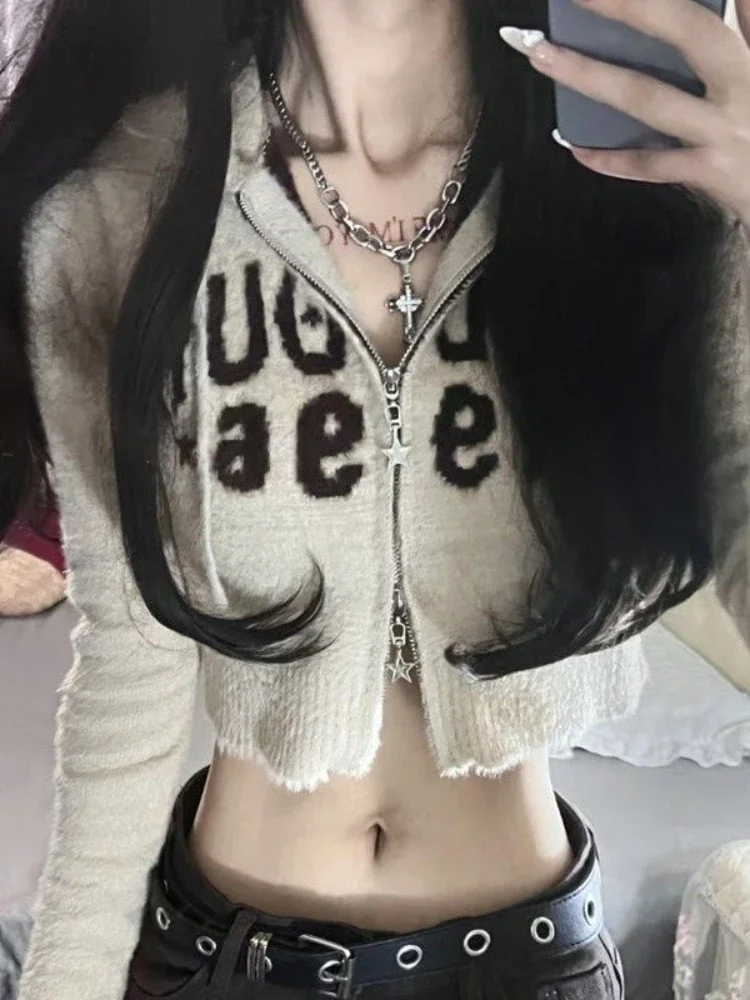 Женский вязаный кардиган Vintageletter