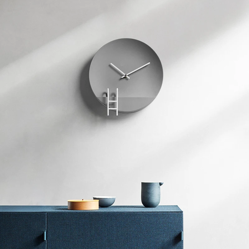 

Small Kitchen Wall Clock Bedroom Nordic Needle Electronic Mechanism Clock Wall Modern Science Reloj De Pared Home Decor T50GZ