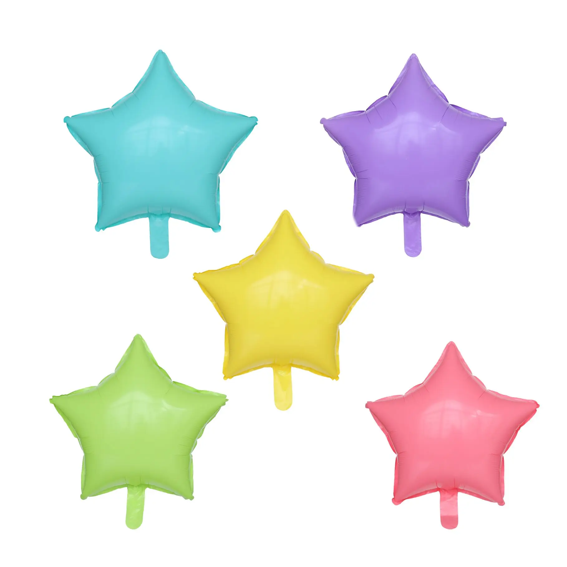 

10 Pcs/Set 18 Inch Macaron Candy Color Beautiful Pentagram Foil Balloons Baby Happy Birthday Party Wedding Graduation Shop