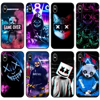 new dj marshmallow phone cases for iphone 11 13 pro max 12 mini xr xs 8 x 7 6 6s plus se shockproof soft silicone tpu back cover
