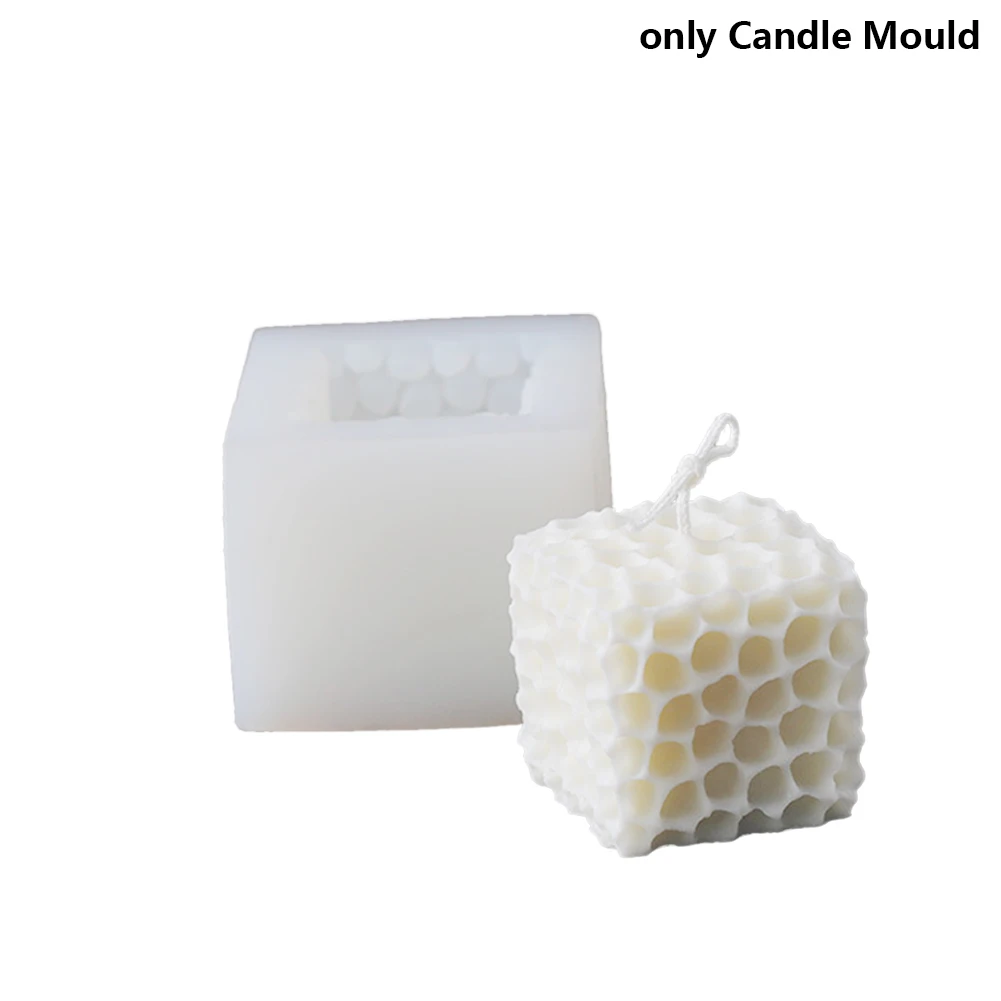 

Soap Aromatherapy Making Beginners Easy Clean Cake Soft Silicone Reusable Chocolate 3D Epoxy Casting Candle Mould Multifunction