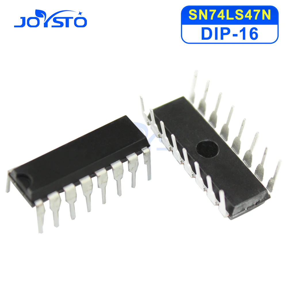 10 шт./лот Новый SN74LS47N 74LS47 74LS47N HD74LS47P DIP-16 BCD на 7-сегментный декодер/Драйвер IC |
