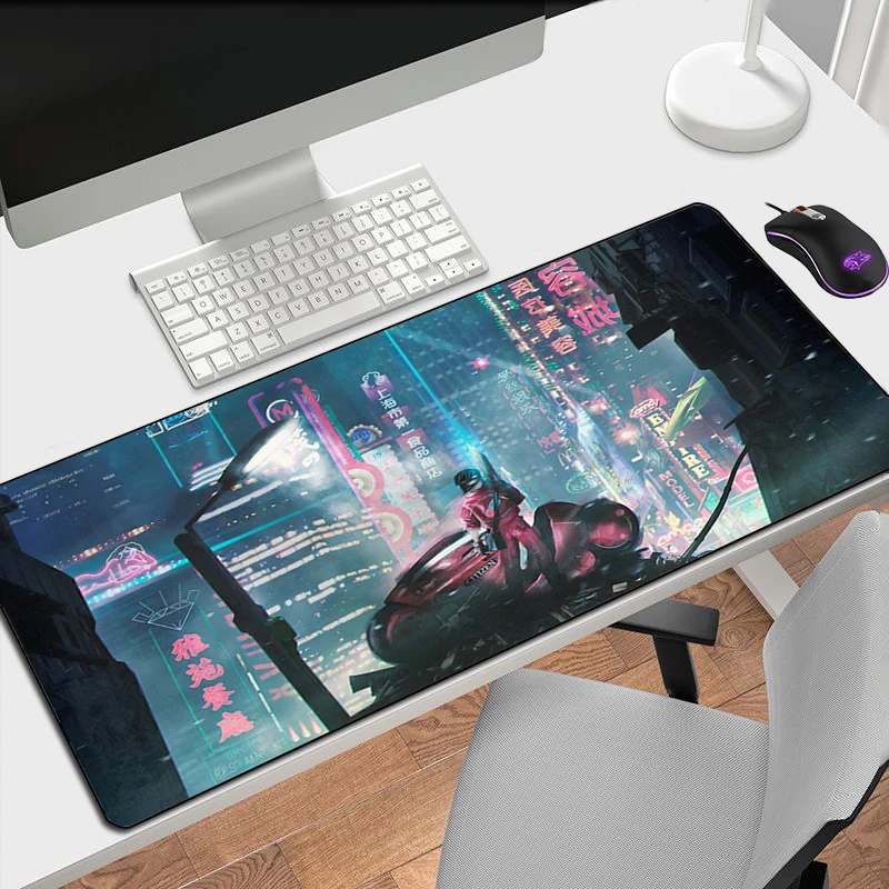 

Large Mouse Pad Anime Gaming Accessories Akira Desk Protector Gamer Keyboard Mousepad Mats Mat Mause Pads Xxl Pc Mice Keyboards