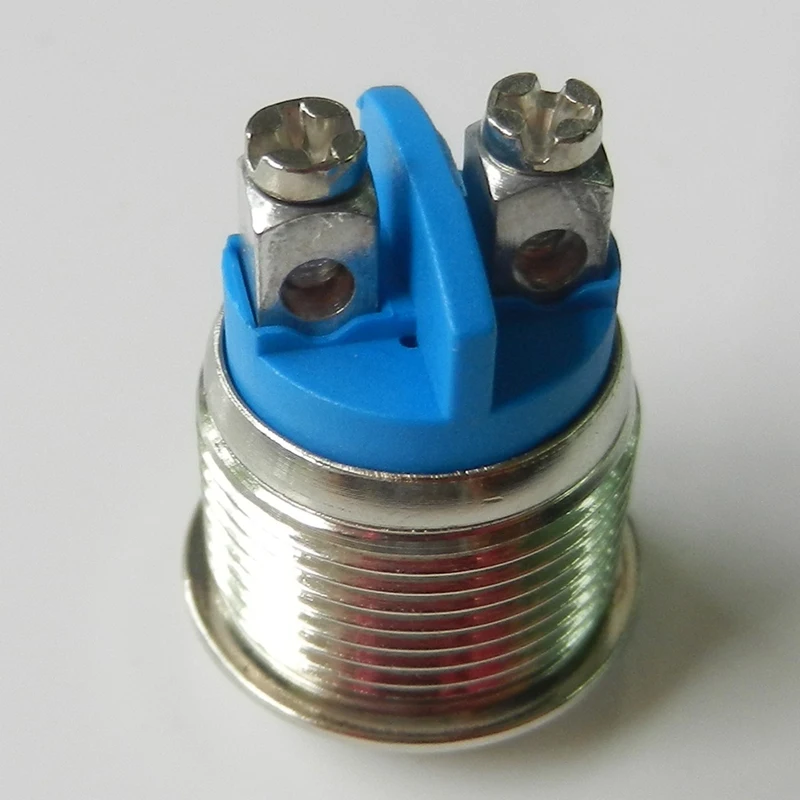 16Mm Waterproof Stainless Steel Metal Shell Momentary Raised Top Push Button Switch 2A/36V(10PCS) (High Round)