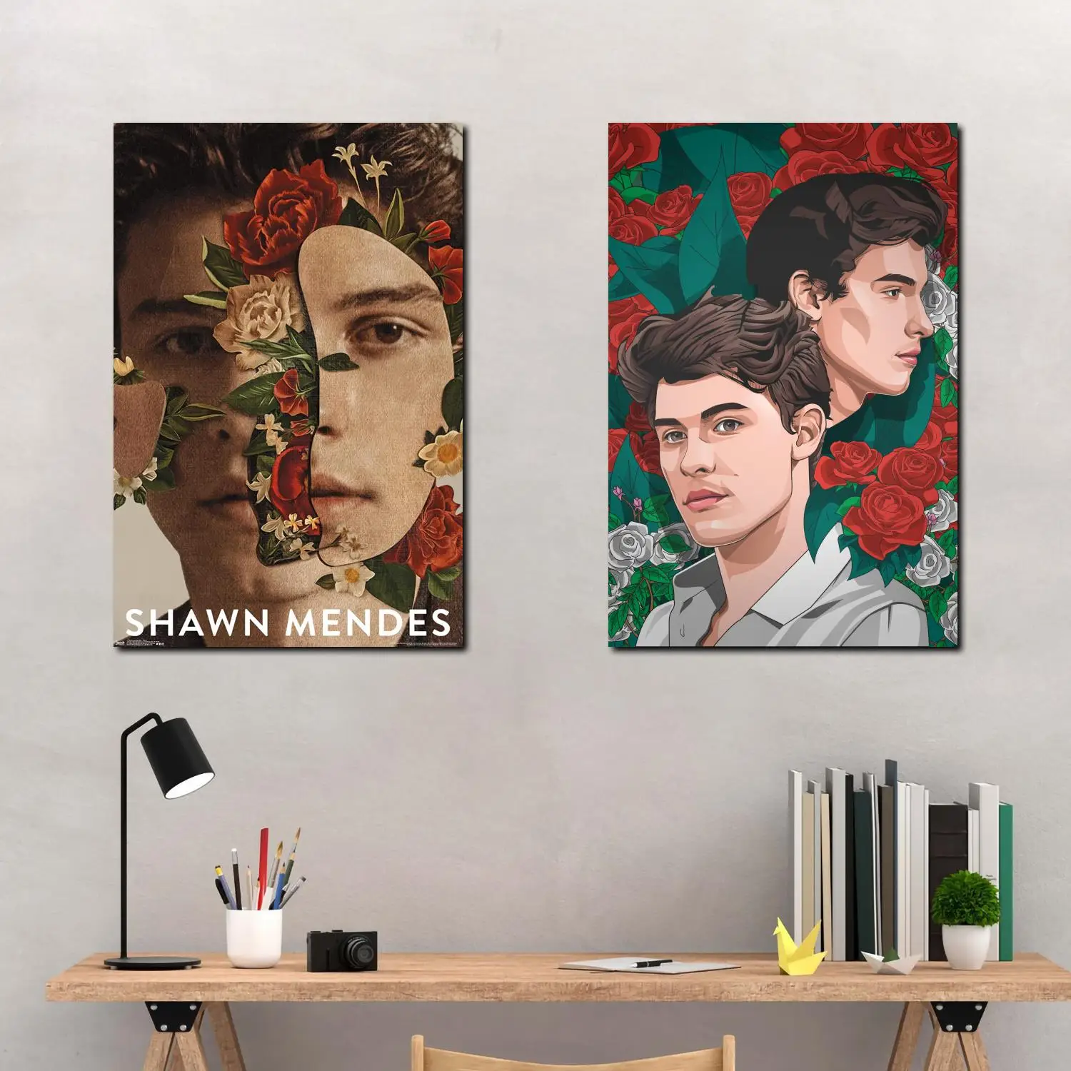 

Shawn Mendes Rapper Music Singer Canvas Art Poster and Wall Art Picture Print Modern Family bedroom Decor Posters