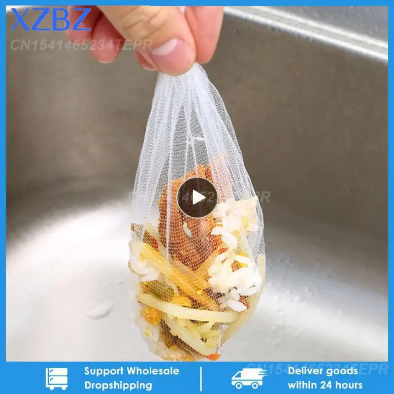 

Filter Floor Drain About 9*8cm Garbage Slag Separation Net Garbage Separation Anti-clogging Mesh Bag Kitchen Sink Strainer