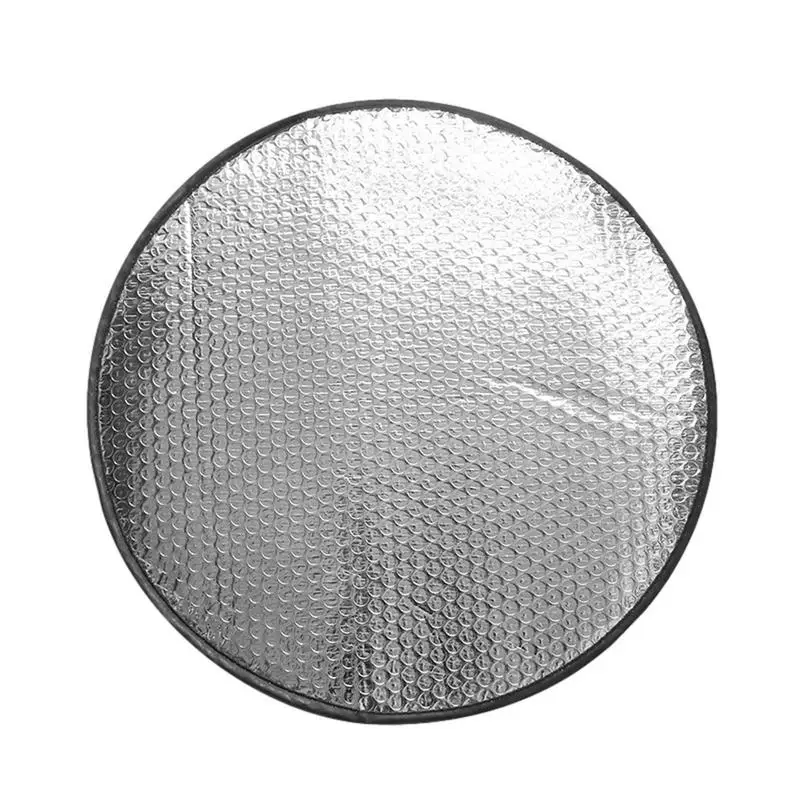 

Sun Shield For Steering Wheel Car Sunshades Anti-heat Reflective Aluminum Car Interior Protector Durable Reflective Sun Cover